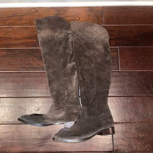 Tory Burch OTK Brown Suede Boots